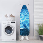 Blue Electrical Brain Activity Print Ironing Board Cover