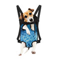 Blue Electrical Brain Activity Print Pet Carrier Backpack