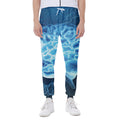 Blue Electrical Brain Activity Print Joggers