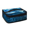 Blue Electrical Brain Activity Print Small Lunch Bag