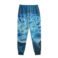 Blue Electrical Brain Activity Print Sweatpants