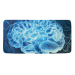 Blue Electrical Brain Activity Print Towel