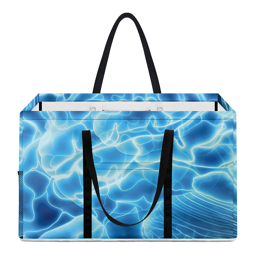 Blue Electrical Brain Activity Print Utility Tote Bag