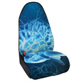 Blue Electrical Brain Activity Print Waterproof Car Seat Cover