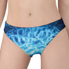 Blue Electrical Brain Activity Print Women's Panties