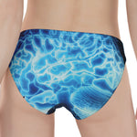 Blue Electrical Brain Activity Print Women's Panties