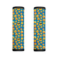 Blue Emoji Pattern Print Handle Covers