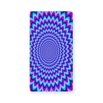 Blue Expansion Moving Optical Illusion Baby Crib Sheet