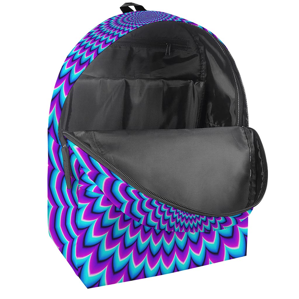 Blue Expansion Moving Optical Illusion Backpack