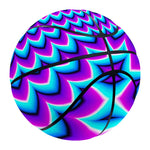 Blue Expansion Moving Optical Illusion Basketball