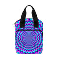 Blue Expansion Moving Optical Illusion Bible Tote Bag