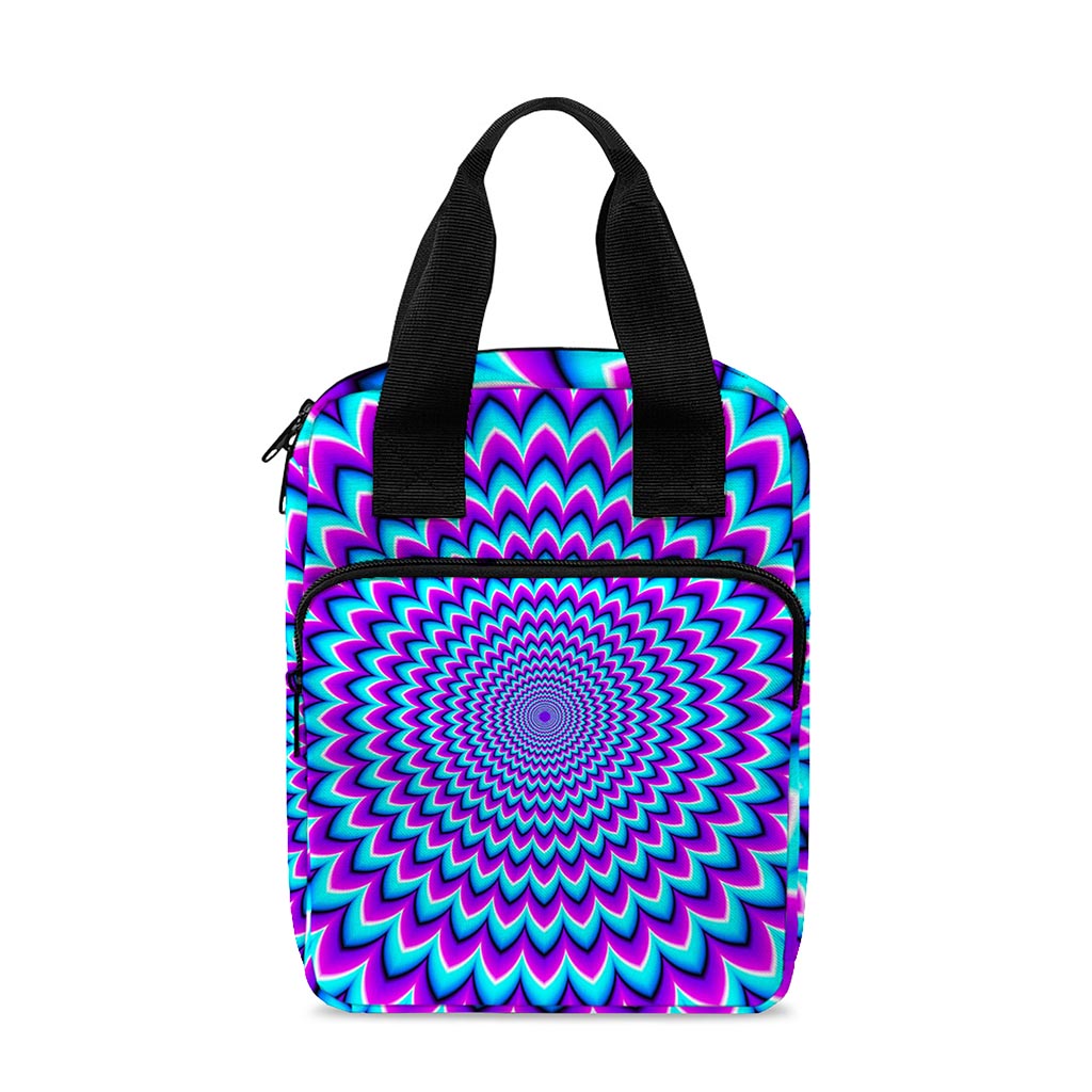 Blue Expansion Moving Optical Illusion Bible Tote Bag