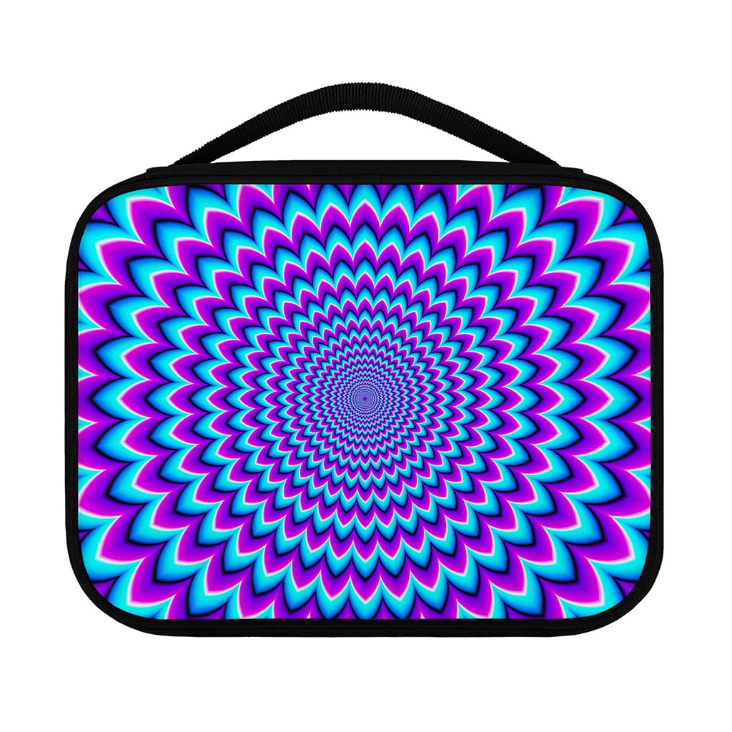 Blue Expansion Moving Optical Illusion Classic Bible Case