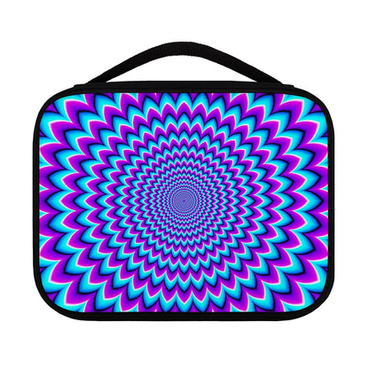 Blue Expansion Moving Optical Illusion Classic Bible Case