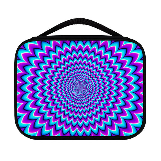 Blue Expansion Moving Optical Illusion Classic Bible Case