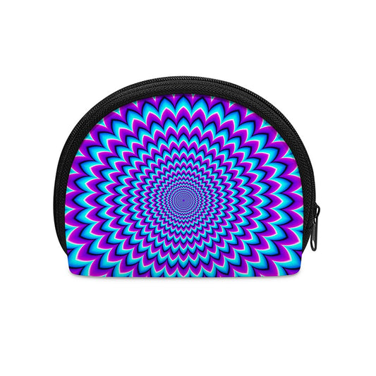 Blue Expansion Moving Optical Illusion Coin Purse