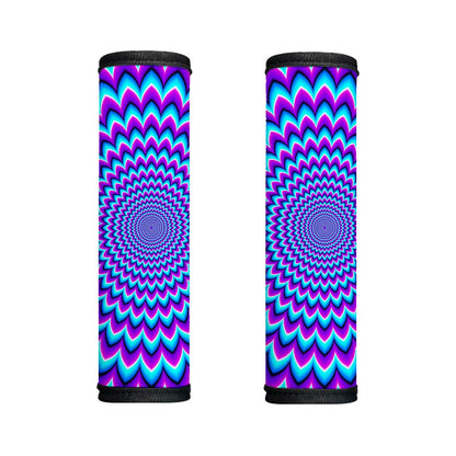 Blue Expansion Moving Optical Illusion Handle Covers