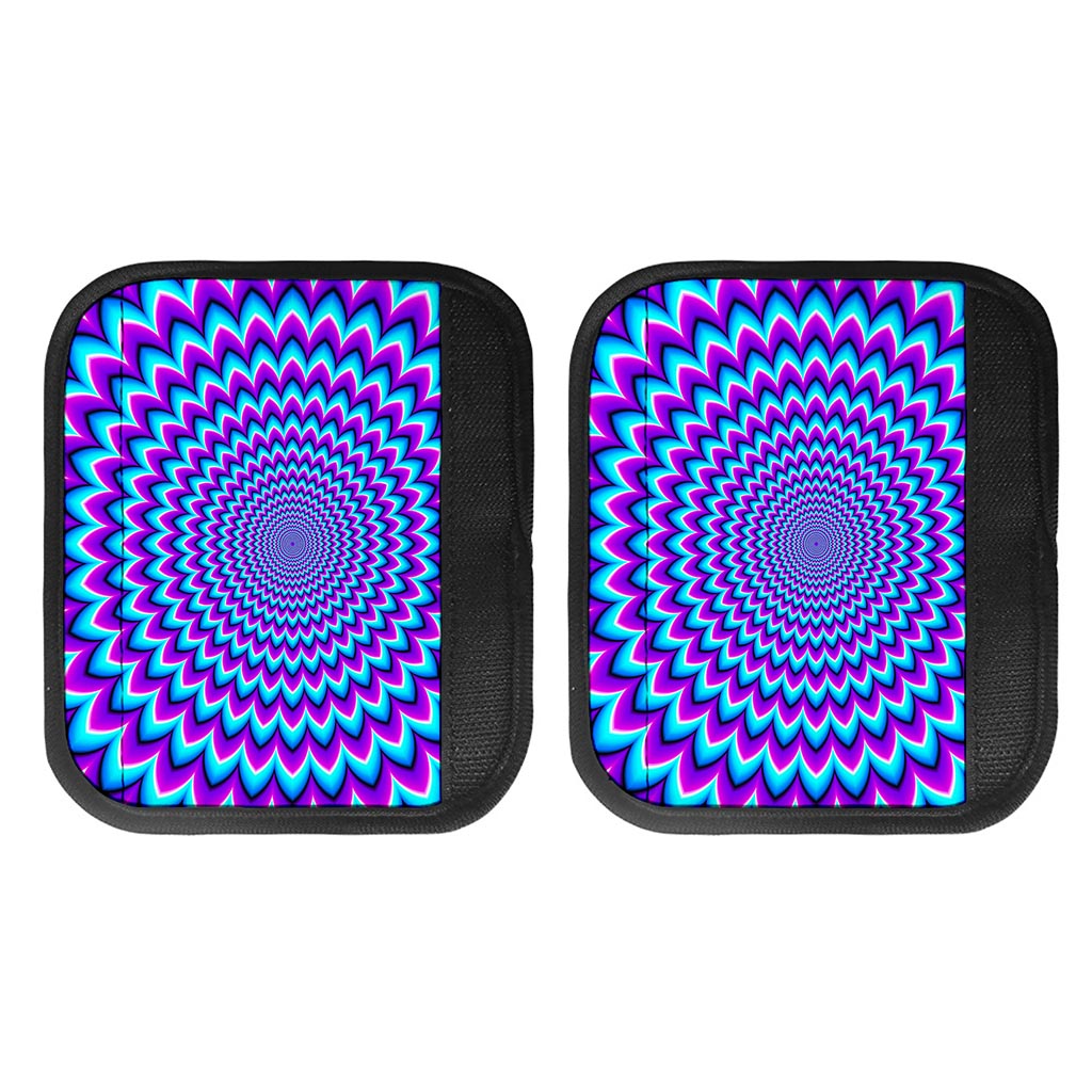 Blue Expansion Moving Optical Illusion Handle Covers