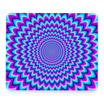 Blue Expansion Moving Optical Illusion Mouse Pad