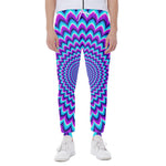 Blue Expansion Moving Optical Illusion Scuba Joggers