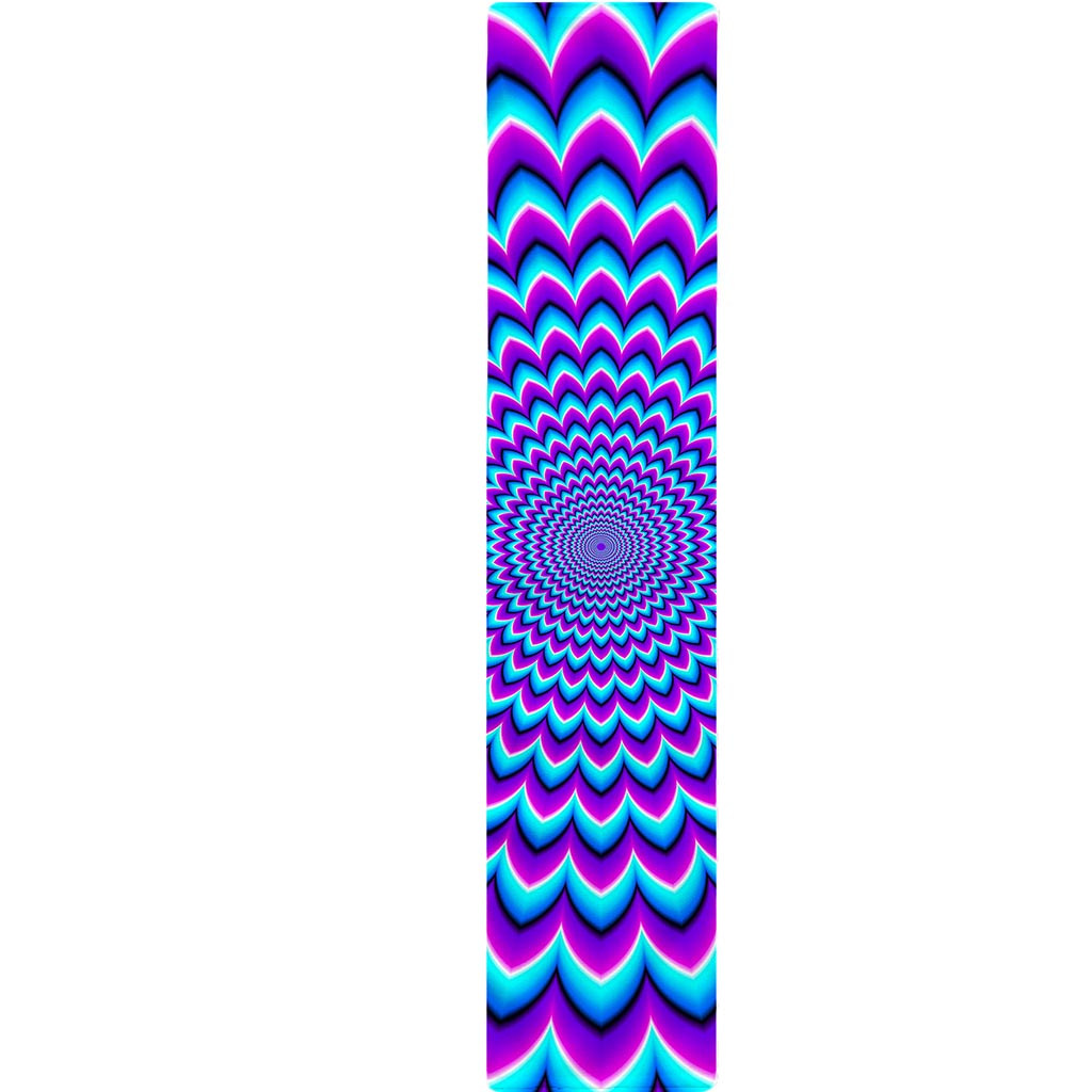 Blue Expansion Moving Optical Illusion Table Runner