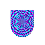 Blue Expansion Moving Optical Illusion Toilet Lid Cover