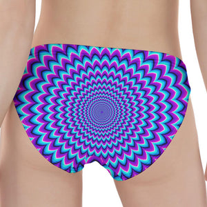 Blue Expansion Moving Optical Illusion Women's Panties