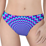 Blue Expansion Moving Optical Illusion Women's Thong