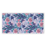 Blue Fairy Rose Unicorn Pattern Print Beach Towel