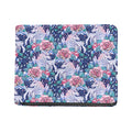 Blue Fairy Rose Unicorn Pattern Print Bifold Wallet