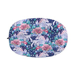 Blue Fairy Rose Unicorn Pattern Print Car Side Mirror Covers