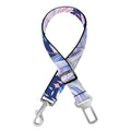 Blue Fairy Rose Unicorn Pattern Print Dog Seat Belt