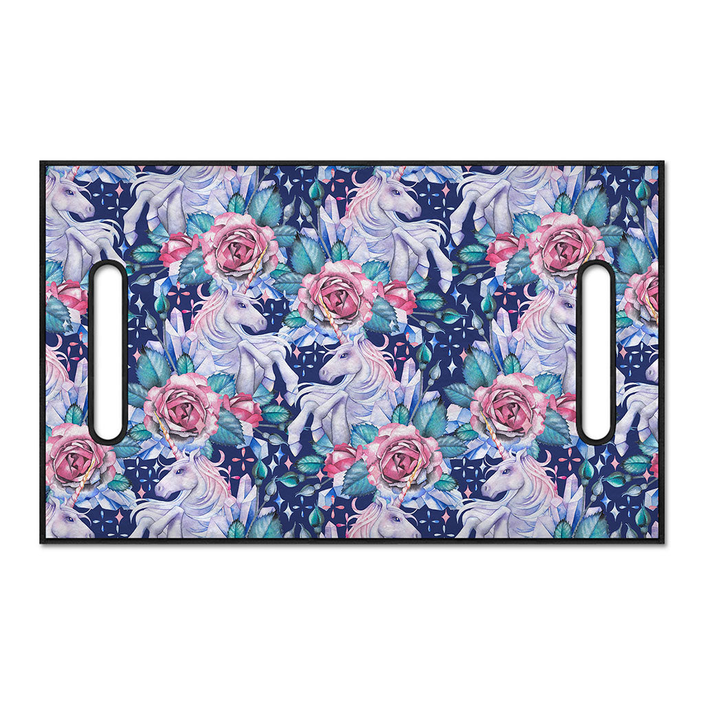 Blue Fairy Rose Unicorn Pattern Print Golf Cart Seat Cover