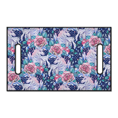 Blue Fairy Rose Unicorn Pattern Print Golf Cart Seat Cover