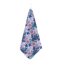 Blue Fairy Rose Unicorn Pattern Print Hand Towel
