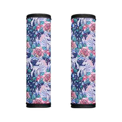 Blue Fairy Rose Unicorn Pattern Print Handle Covers
