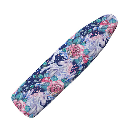 Blue Fairy Rose Unicorn Pattern Print Ironing Board Cover
