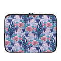 Blue Fairy Rose Unicorn Pattern Print Laptop Sleeve