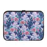Blue Fairy Rose Unicorn Pattern Print Laptop Sleeve