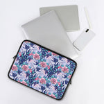 Blue Fairy Rose Unicorn Pattern Print Laptop Sleeve