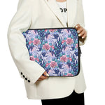 Blue Fairy Rose Unicorn Pattern Print Laptop Sleeve
