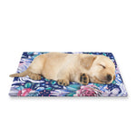 Blue Fairy Rose Unicorn Pattern Print Pet Cooling Mat Cover