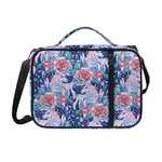 Blue Fairy Rose Unicorn Pattern Print Shoulder Strap Bible Bag