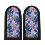 Blue Fairy Rose Unicorn Pattern Print Skillet Handle Cover