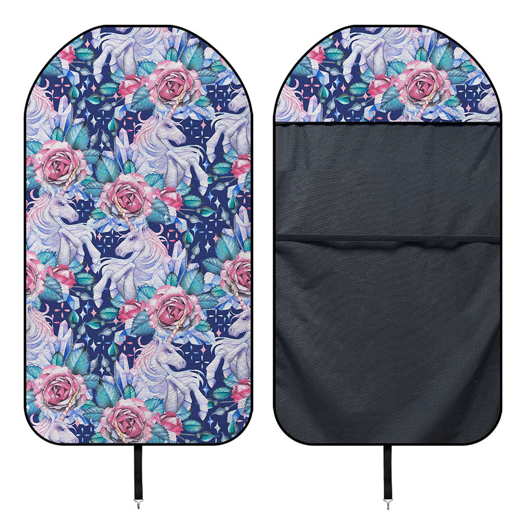 Blue Fairy Rose Unicorn Pattern Print Waterproof Car Seat Cover