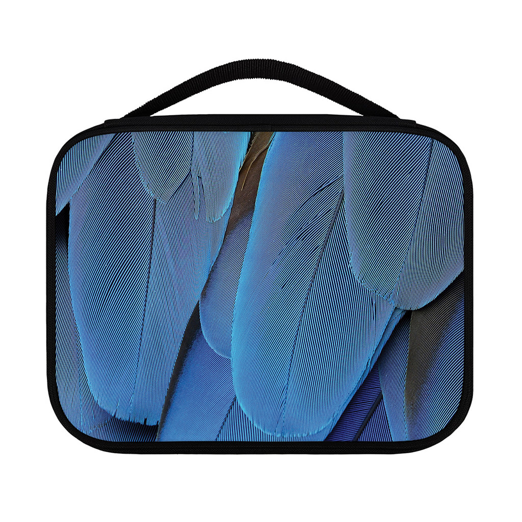 Blue Feather Print Classic Bible Case