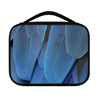 Blue Feather Print Classic Bible Case