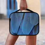 Blue Feather Print Classic Bible Case
