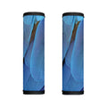 Blue Feather Print Handle Covers