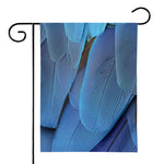 Blue Feather Print House Flag